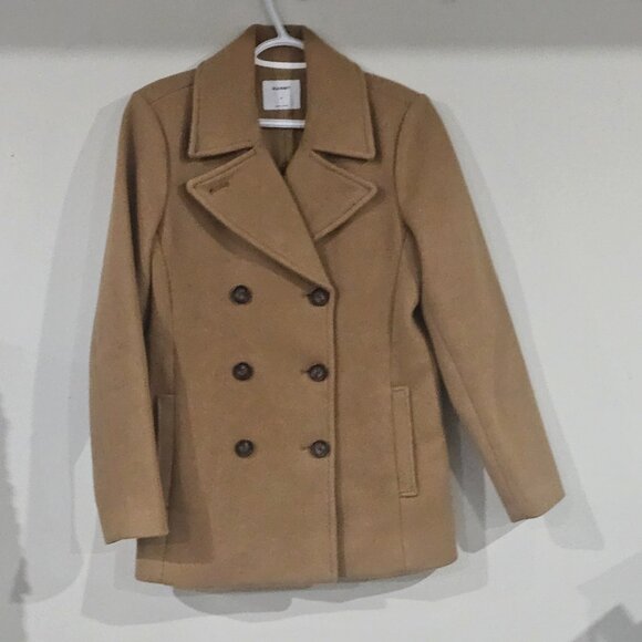 Old Navy long sleeve Fall Jacket Button up front Size Medium Brown in color - Picture 1 of 4